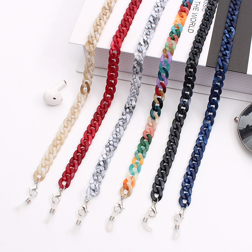Mask Chain Holder - แว่นตาอะคริลิคแฟชั่นคอโซ่เชือกจี้หน้ากากผู้ถือแว่นตาผู้หญิงเชือกสำหรับแว่นตาฤดูร้อนอุปกรณ์เสริม