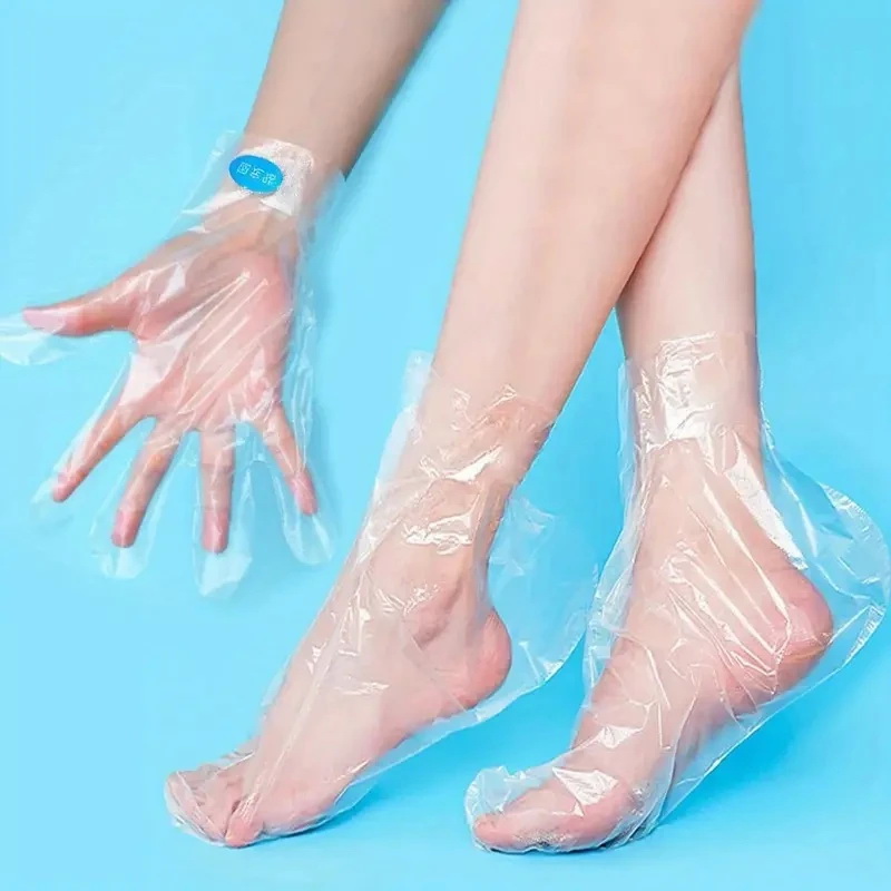Disposable Mask Blue - ถุงมือมาส์กมือแบบใช้แล้วทิ้งแบบหนา, ผ้าคลุมเท้ามาส์กเท้าแบบใช้แล้วทิ้ง, ผ้าคลุมเท้า/มืออเนกประสงค์พร้อมจุดกาวสีน้ําเงิน
