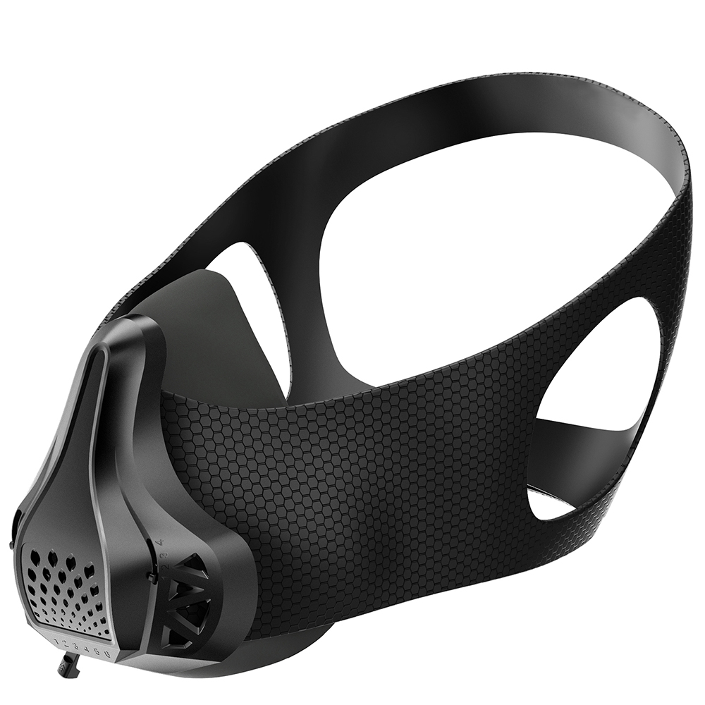 Anti Pollution Mask - วิ่งออกกําลังกายหน้ากากยิมปรับได้ 48 ระดับการหายใจความต้านทานอากาศหน้ากากกีฬาออกกําลังกายออกกําลังกายความอดทนทางกายภาพการฝึกอบรม