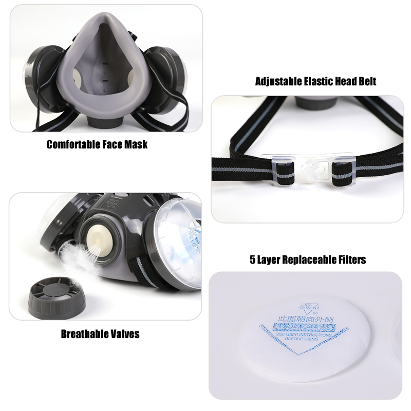 ใหม่หน้ากากป้องกันฝุ่น Full Fa - Anti Pollution Mask บทวิจารณ์และราคา