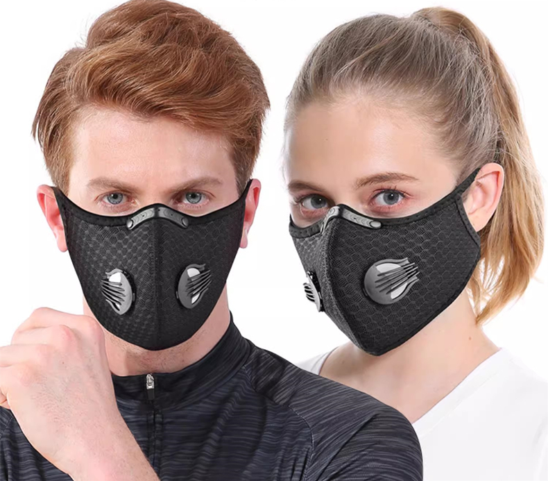 หน้ากากขี่จักรยานกีฬาล้างทําคว - Anti Pollution Mask บทวิจารณ์และราคา