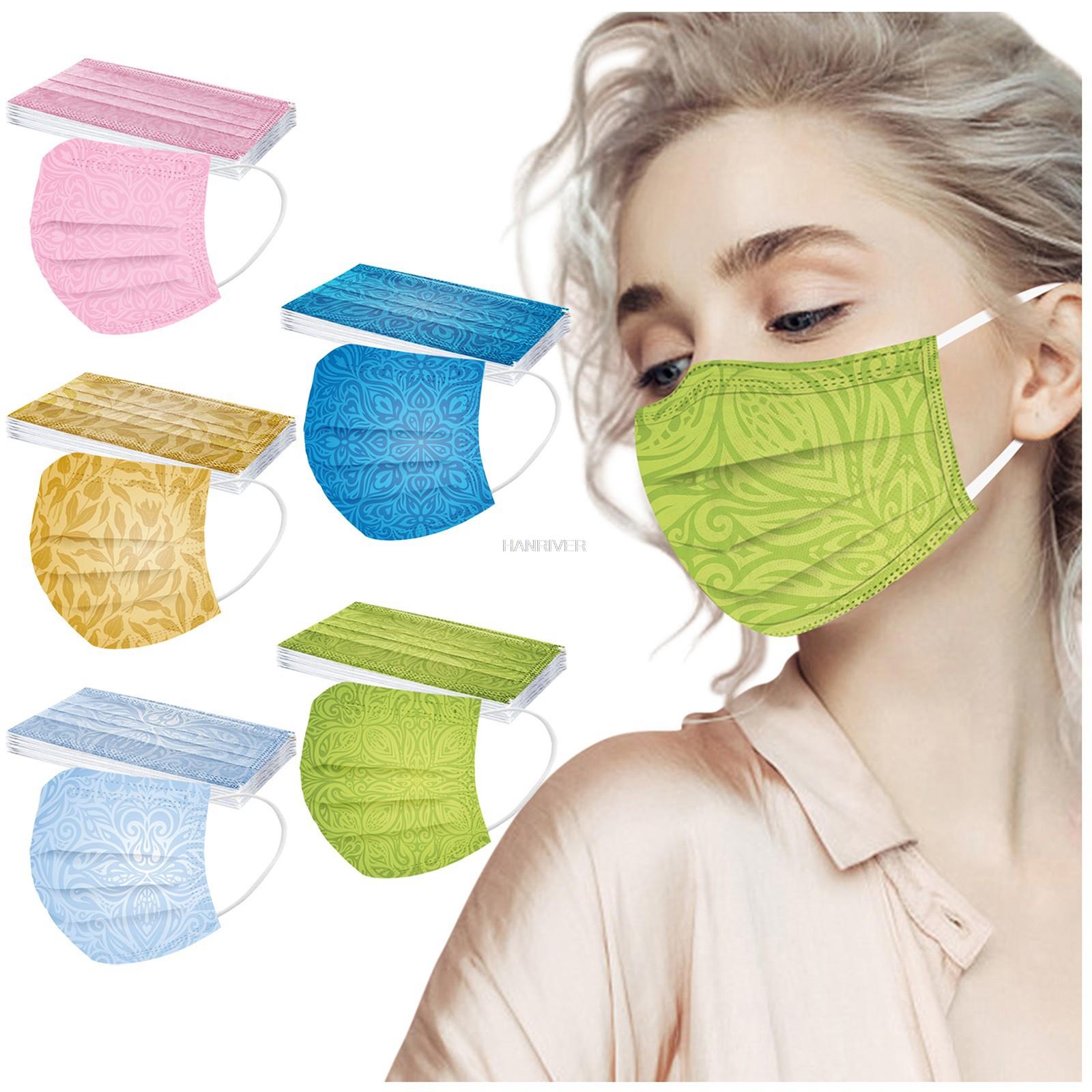 หน้ากากพิมพ์แฟชั่นแบบพันละลายแ - Disposable Surgical Mask บทวิจารณ์และราคา