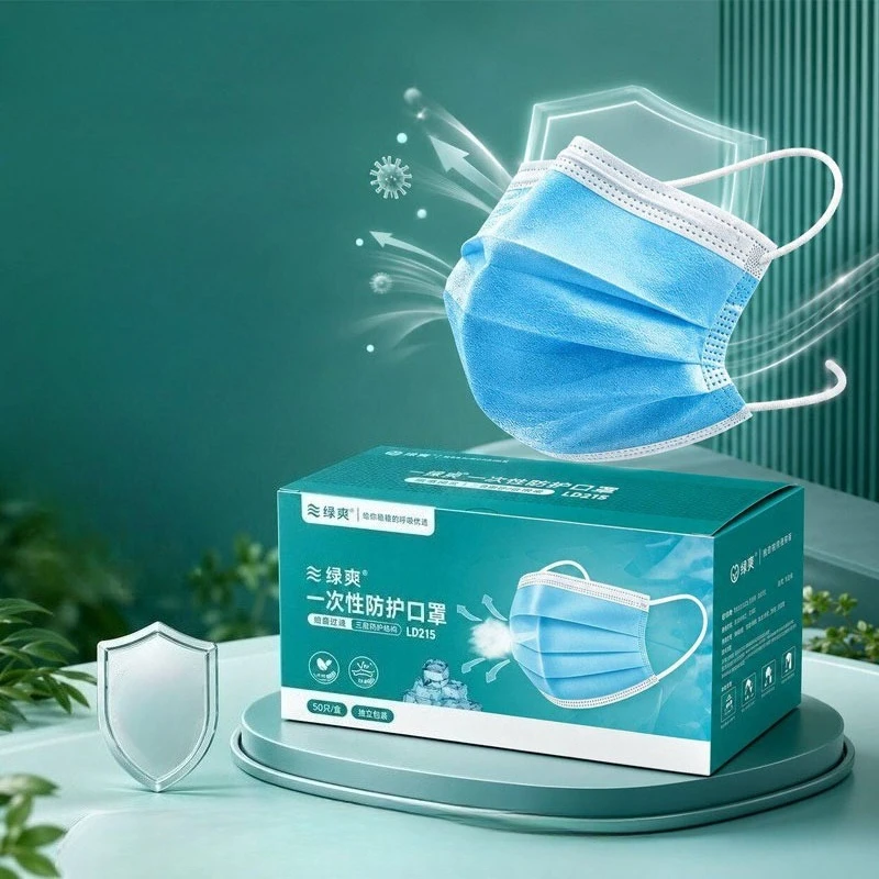 50 ชิ้น/100 ชิ้น/150 ชิ้น หน้า - Disposable Mask Blue บทวิจารณ์และราคา