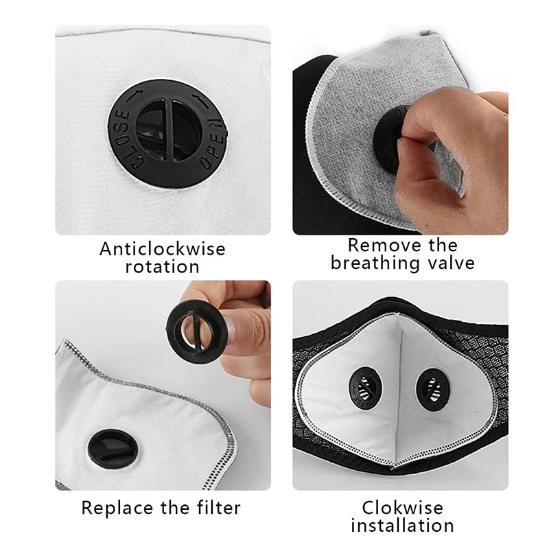 แผ่นกรองคาร์บอนแบบแอคทีฟ PM2.5 - Anti Pollution Mask บทวิจารณ์และราคา